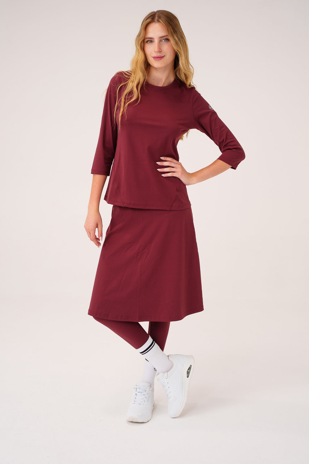 חולצת ספורט שליש MODEST SHIRT