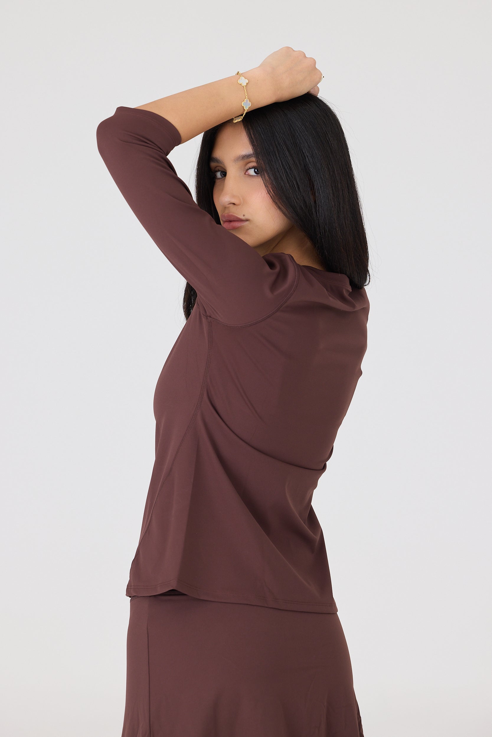 חולצת ספורט שליש MODEST SHIRT
