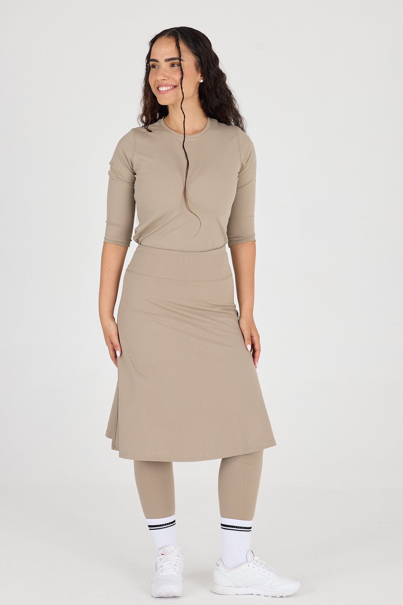 טייץ חצאית מתחת לברך MODEST SKIRTED LONG