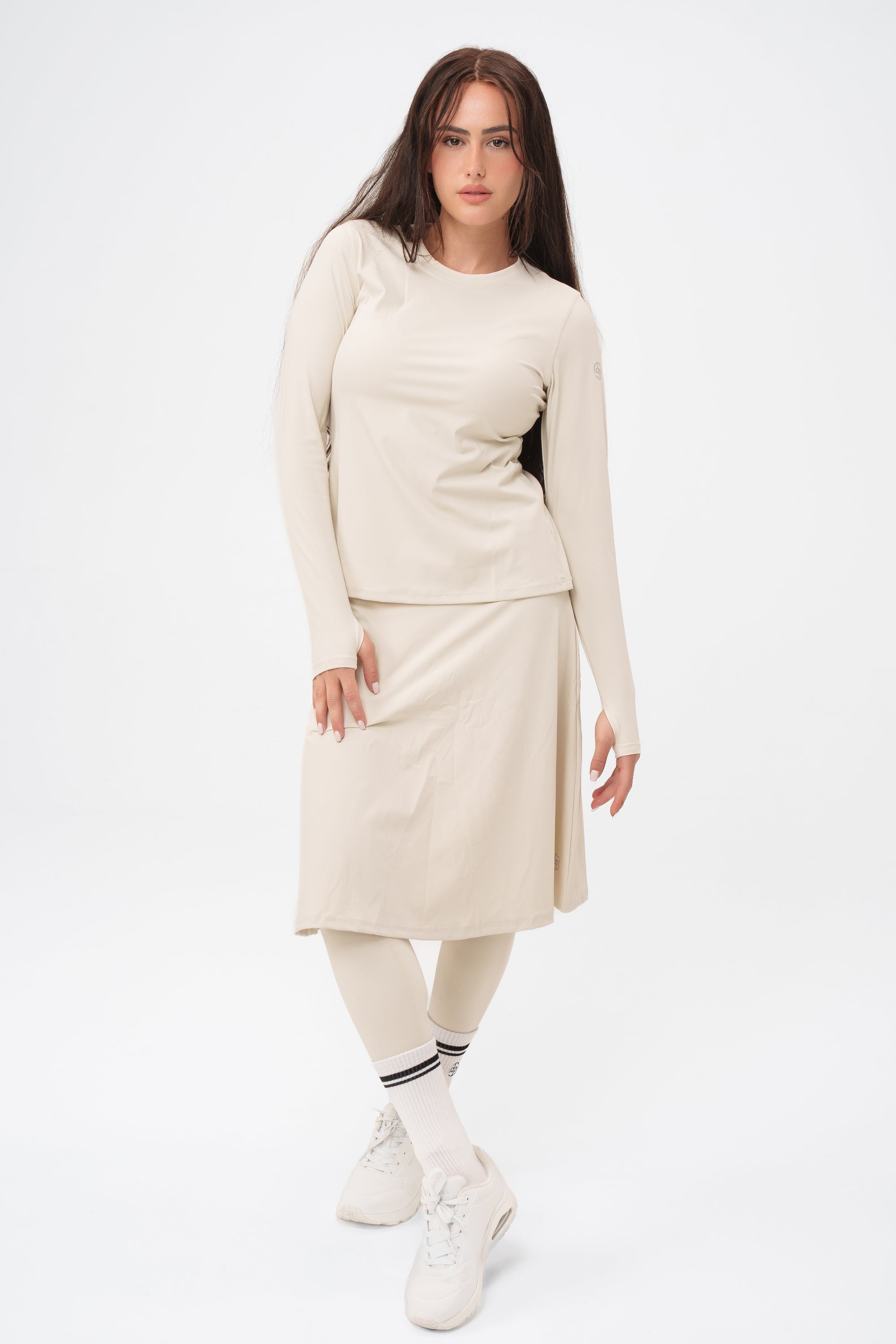 טייץ חצאית מתחת לברך MODEST SKIRTED LONG