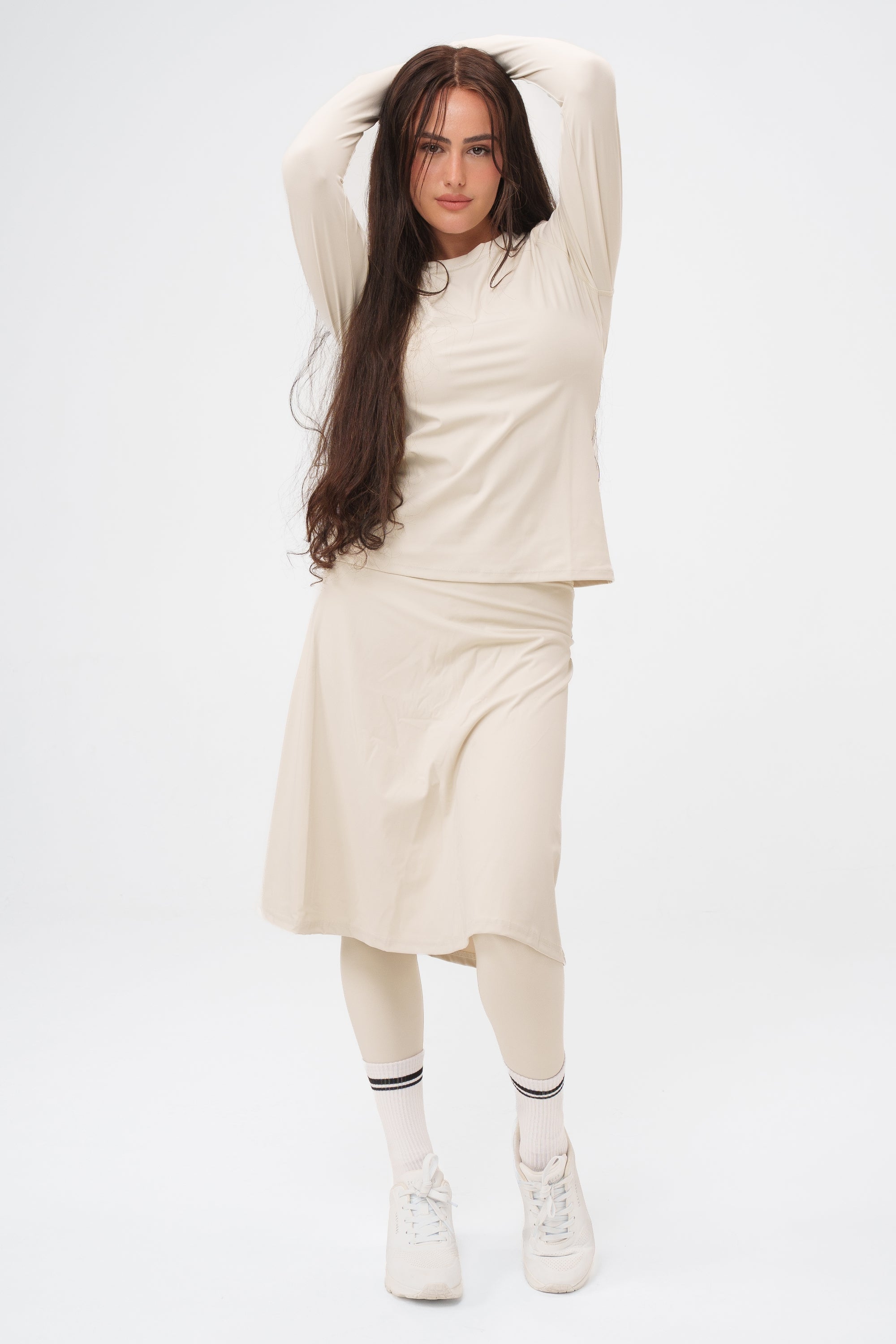 טייץ חצאית מתחת לברך MODEST SKIRTED LONG
