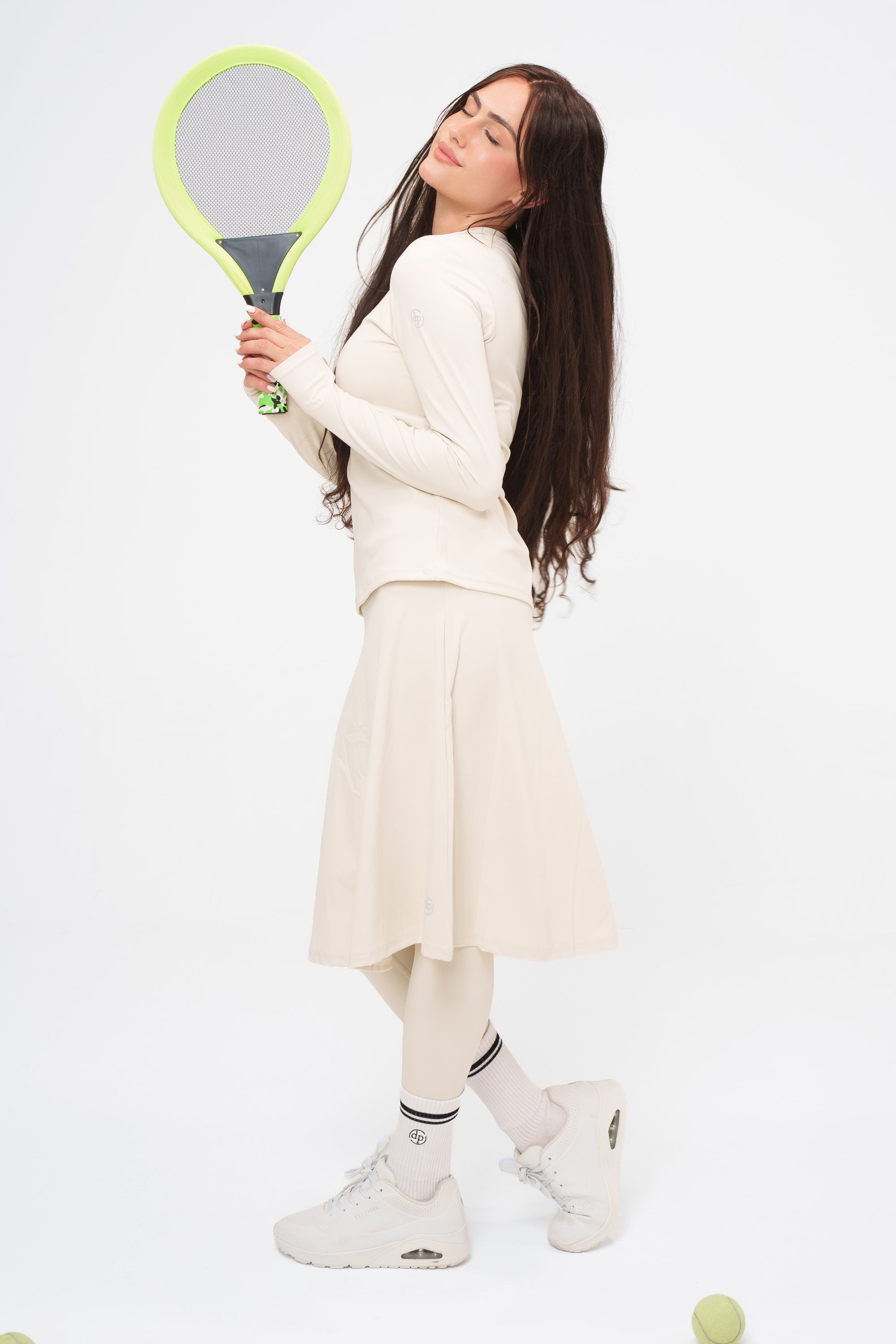 טייץ חצאית מתחת לברך MODEST SKIRTED LONG