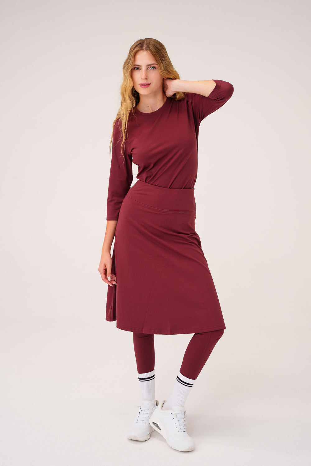 טייץ חצאית מתחת לברך MODEST SKIRTED LONG