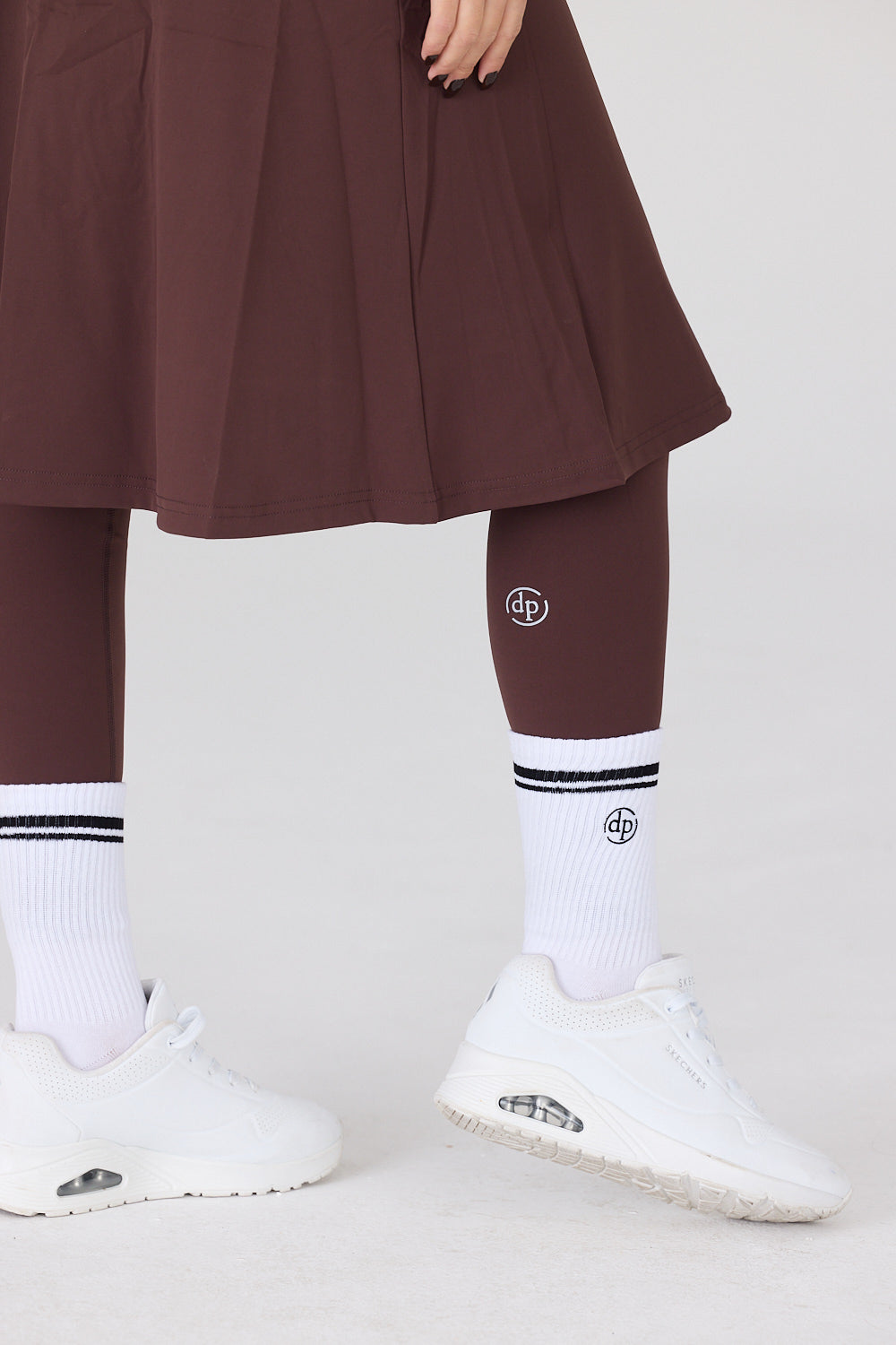 MODEST SKIRTED LONG below-the-knee tights