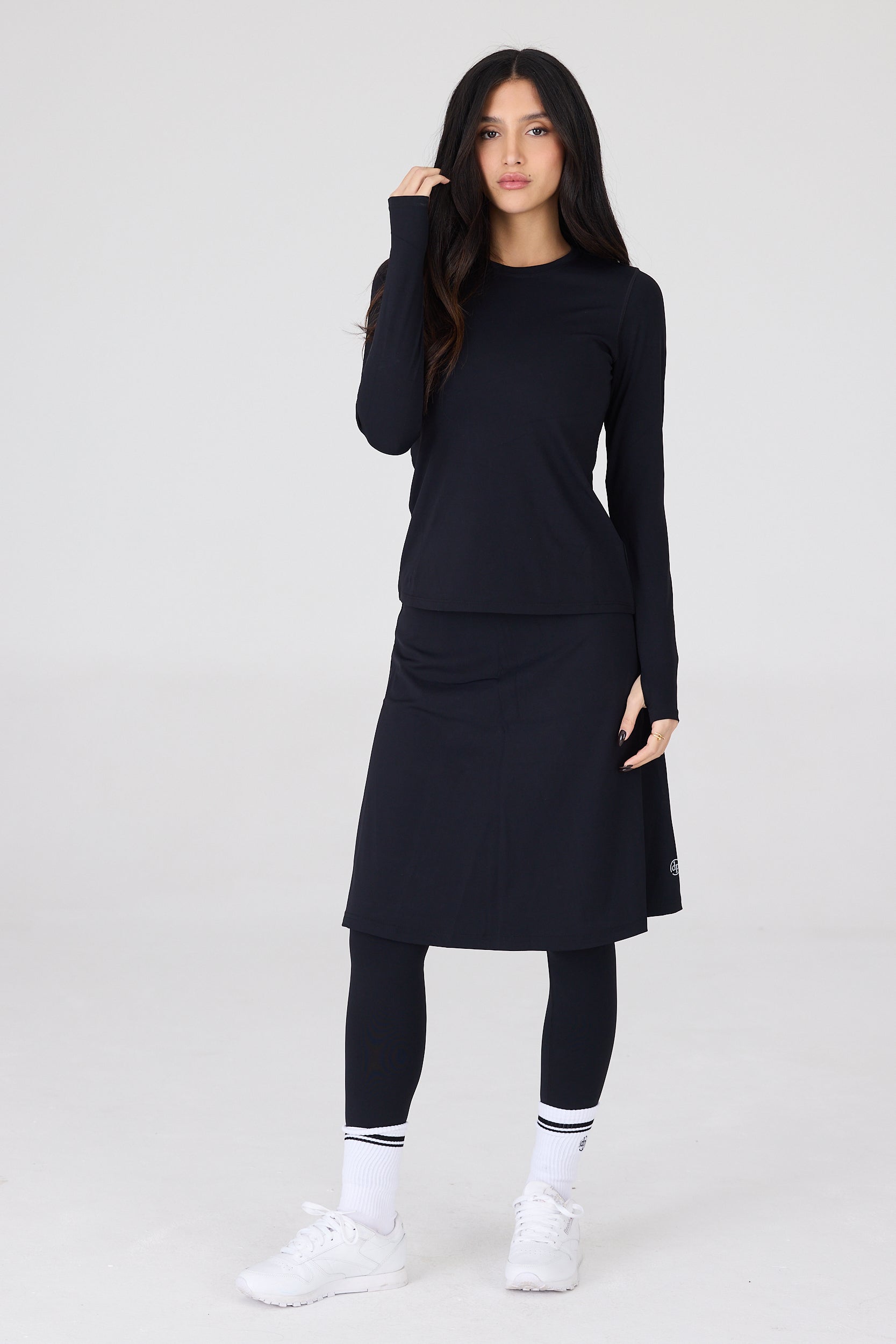 טייץ חצאית מתחת לברך MODEST SKIRTED LONG