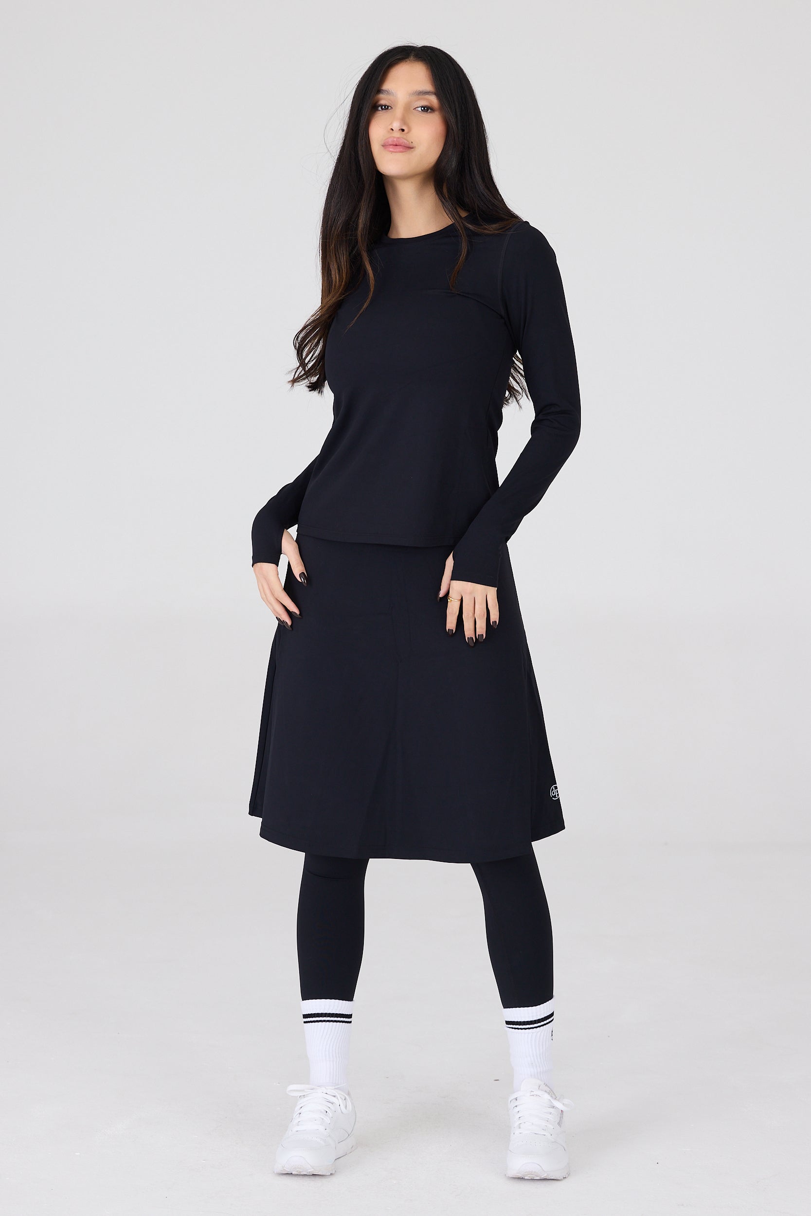 טייץ חצאית מתחת לברך MODEST SKIRTED LONG