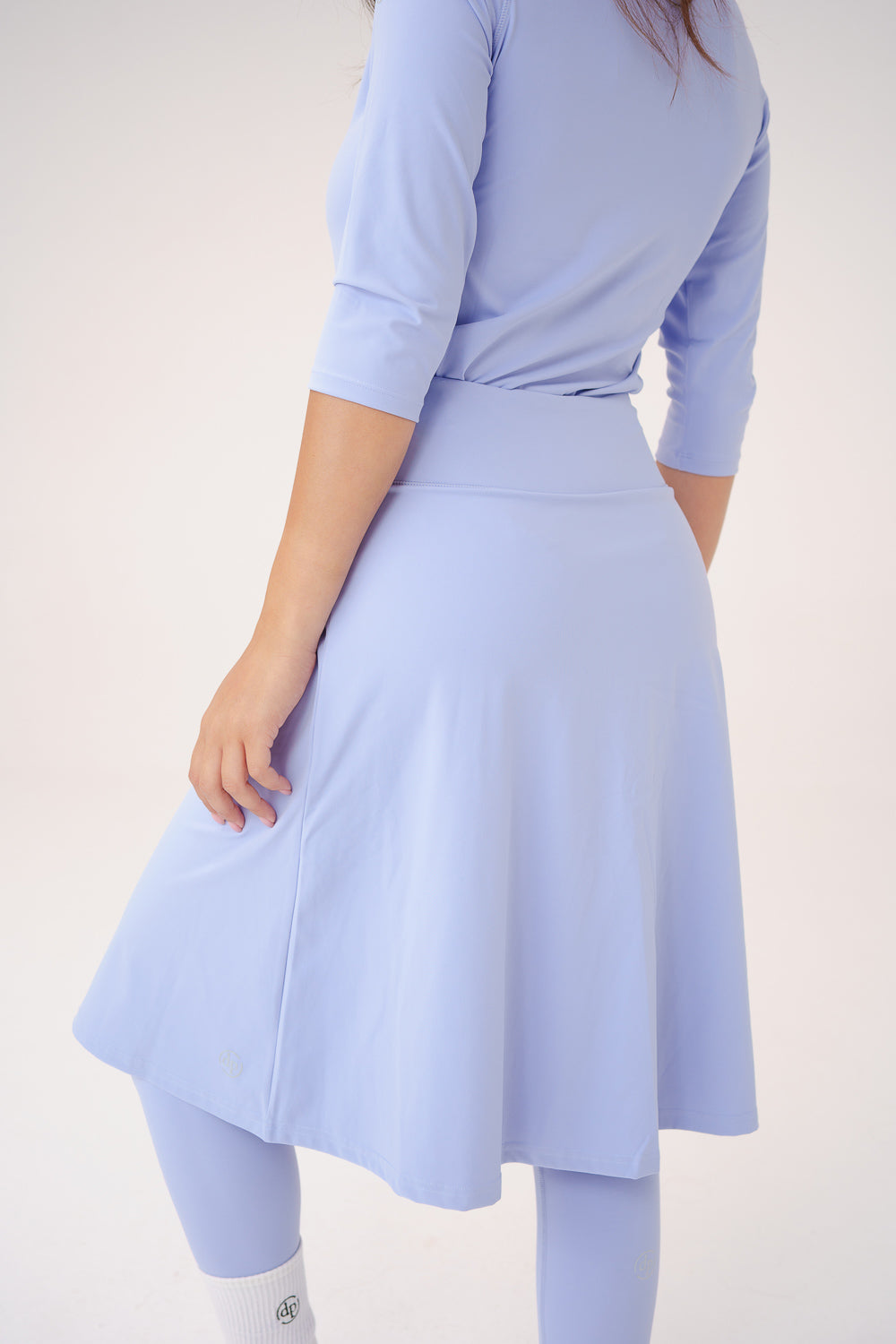 MODEST SKIRTED LONG below-the-knee tights